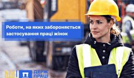 Роботи, на яких забороняється застосування праці жінок